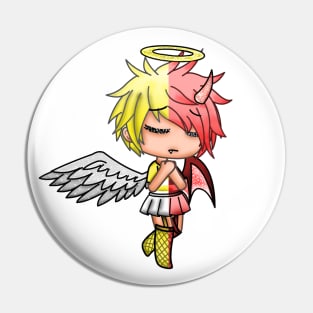 Gacha Life Half Demon, Half Angle Pin