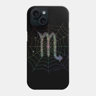 Rainbow Spiderweb Scorpio Phone Case