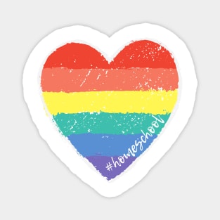 Homeschool Pride Heart Magnet