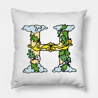 Crazy Monogram H Pillow