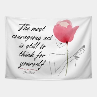 Courageous Act Tapestry