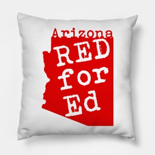 Red for Ed shirt Pillow