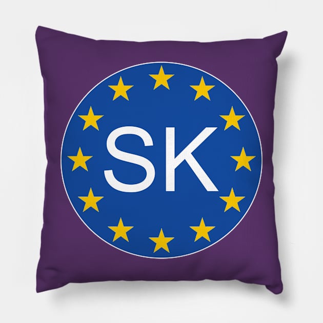 Slovakia Slovensko Pillow by Travellers