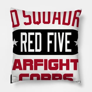 Red Squadron Pillow