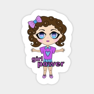 KAITO Kawaii Girl Power Quotes Magnet