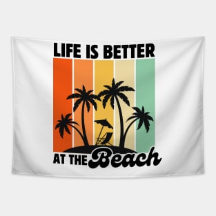 Life is Better at The Beach Lover Tapestry