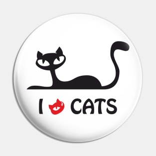 I love cats Pin