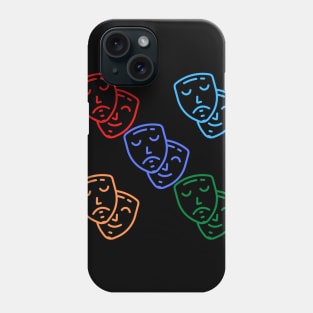 Theatre Masks Pattern Phone Case