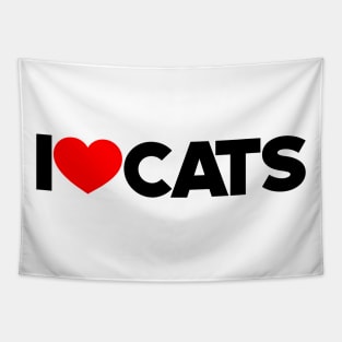 I Love Cats Kittens Cat Lovers Tapestry