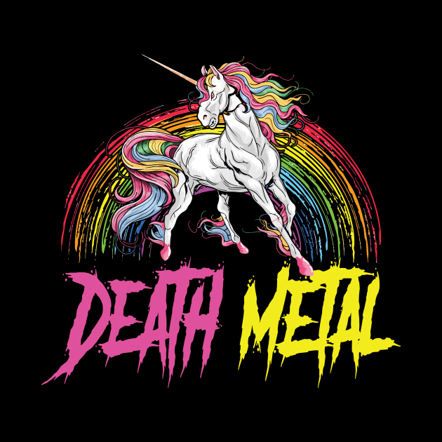 Death Metal Unicorn by Imutobi