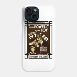 The Thin Man (Sepia/Frame) Phone Case