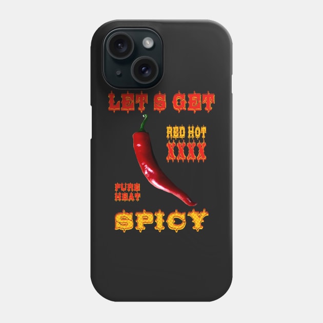 Hot Chili Spicy Food Expert Phone Case by PlanetMonkey