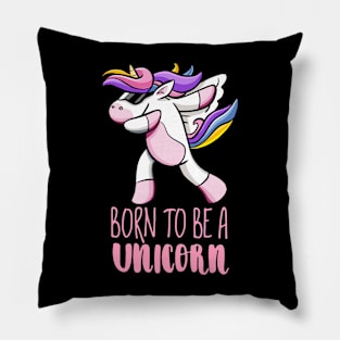 Born To Be A Unicorn Pillow