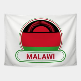 Malawi Country Badge - Malawi Flag Tapestry