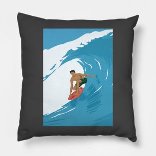 surf is my life waves poster Pillow