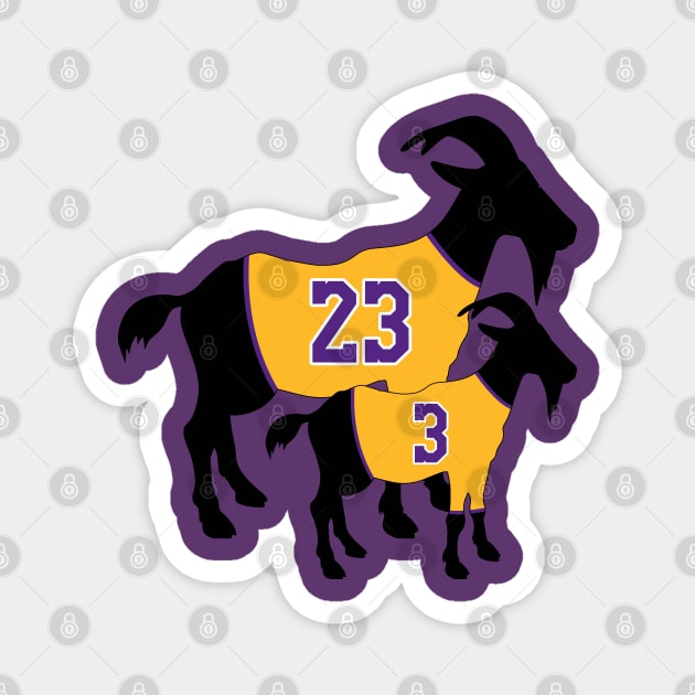 Lakers GOATS Magnet by slawisa