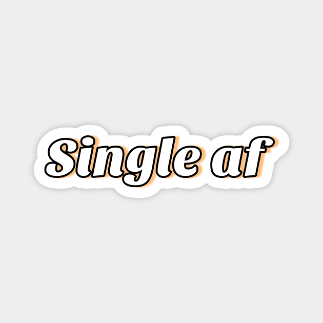 Single af calligraphy Magnet by THESHOPmyshp