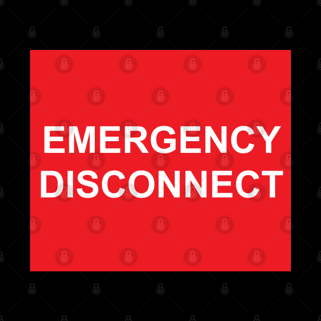 Emergency Disconnect Label by MVdirector