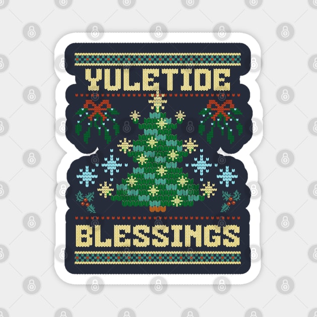 Yuletide Blessings Magnet by mythikcreationz