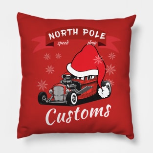 North Pole Customs Pillow