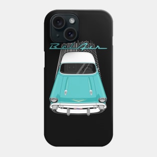 Chevrolet Bel Air 1957 - pinecrest green and white Phone Case