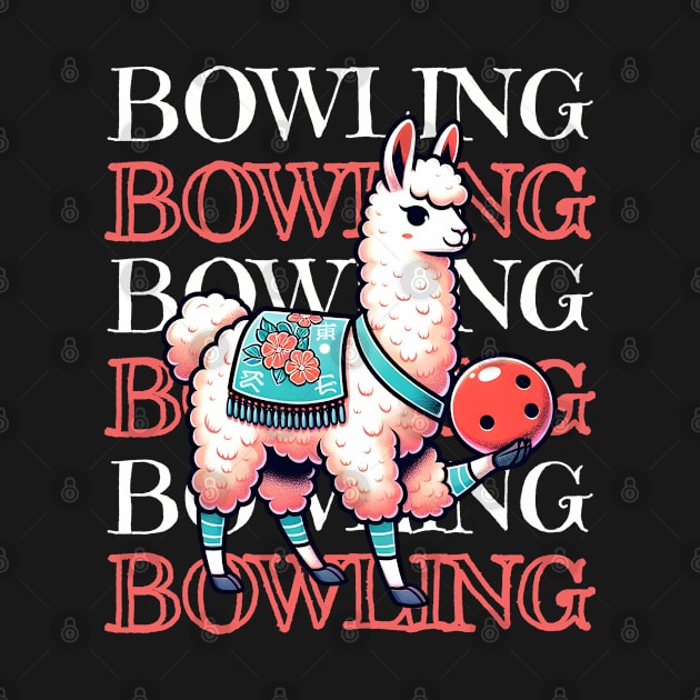 Bowling llama by Japanese Fever