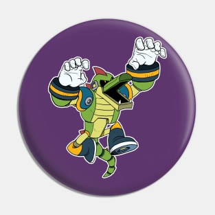 VECTOR MAN Pin