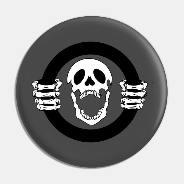 Scary Skull Pin by DAVINCIOO