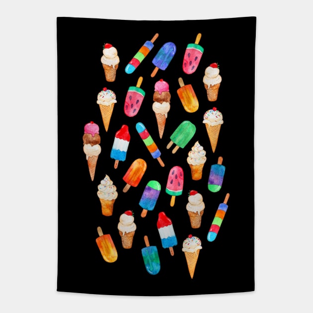 Summer Pops and Ice Cream Dreams Tapestry by micklyn