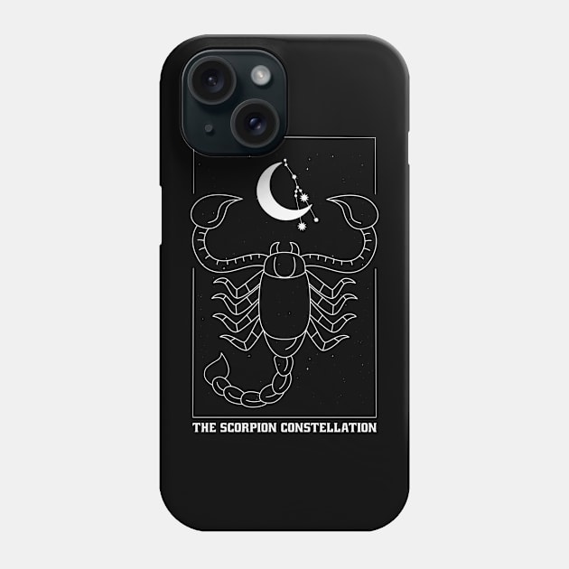 Scorpion constellation Phone Case by Picasso_design1995