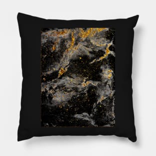 Galaxy Black Gold Pillow