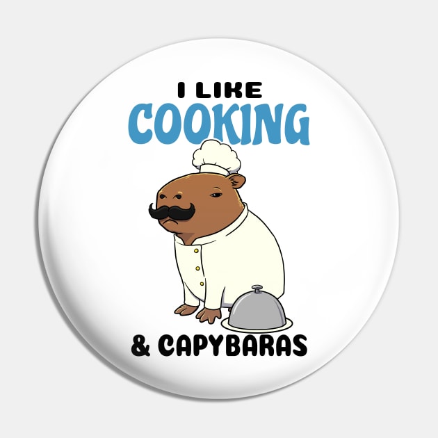 I like Cooking and Capybaras Pin by capydays