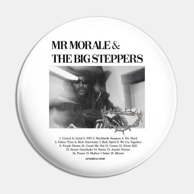 Mr Morale and The Big Steppers Pin by irisatakoyuncu