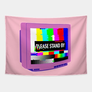 PLEASE STAND BY - Pink Tapestry