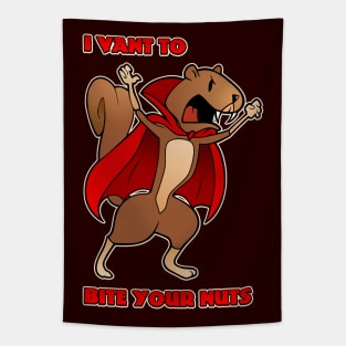 Vampire Squirrel Tapestry