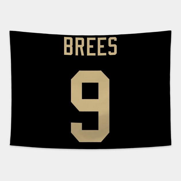 Drew Brees Tapestry by telutiga