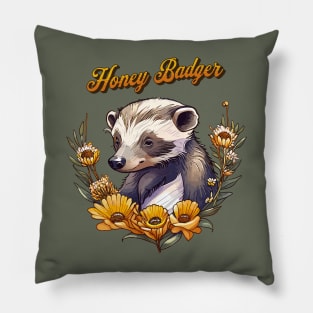 Honey Badger Pillow