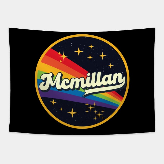 Mcmillan // Rainbow In Space Vintage Style Tapestry by LMW Art