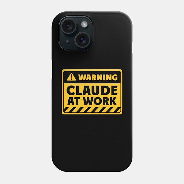 Claude at work Phone Case by EriEri