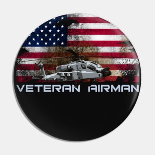 USAF VETERAN AIRMAN Pin