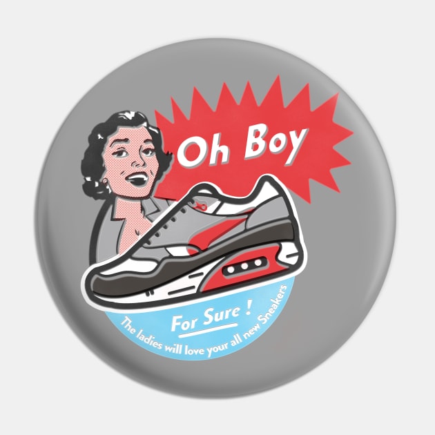 Sneaker fetish Pin by tompe