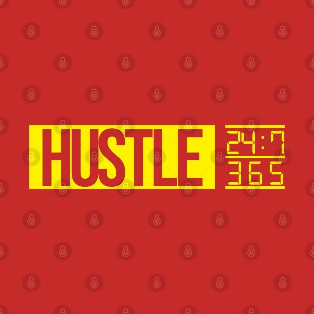 Hustle Time (yellow txt) by artofplo