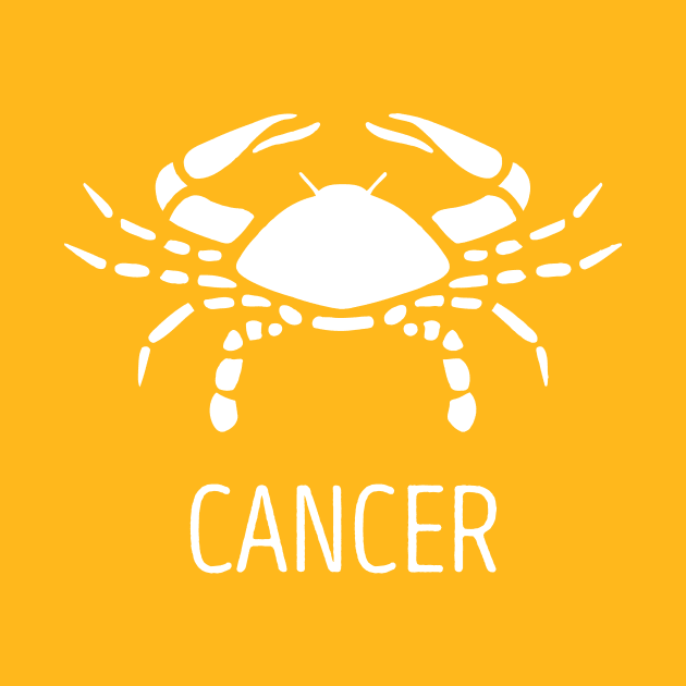 Astrological Zodiac Tee Shirts - Cancer the Crab by Nonstop Shirts