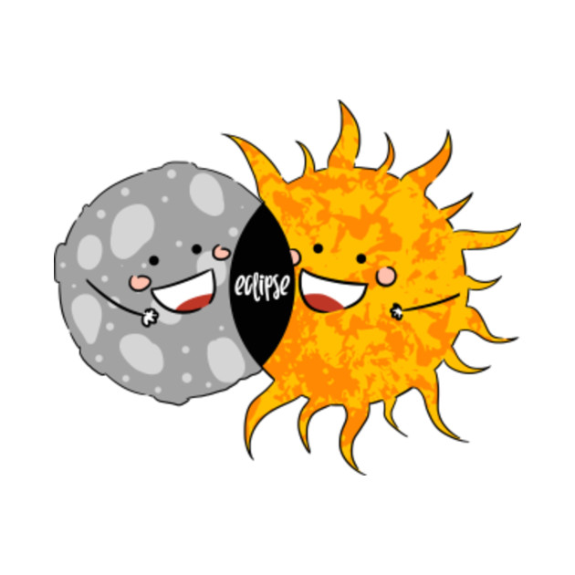 Total Solar Eclipse T-shirt. Funny Sun and Moon - Eclipse ...