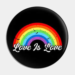 Gay Pride  LGBT Love Is Love Pin