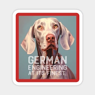 Weimaraner German Engineering Magnet