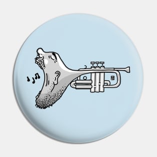 Trumpet Man Pin