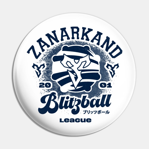 The Zanarkand Blitzball League Pin by logozaste