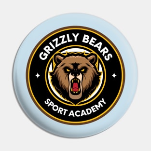 Grizzly Bears Academy Pin