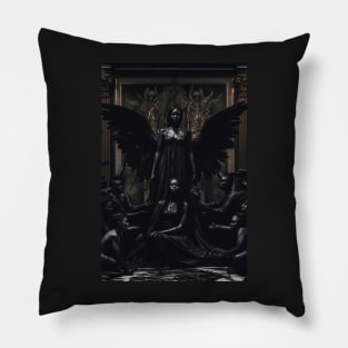 Divine Black Angels Pillow
